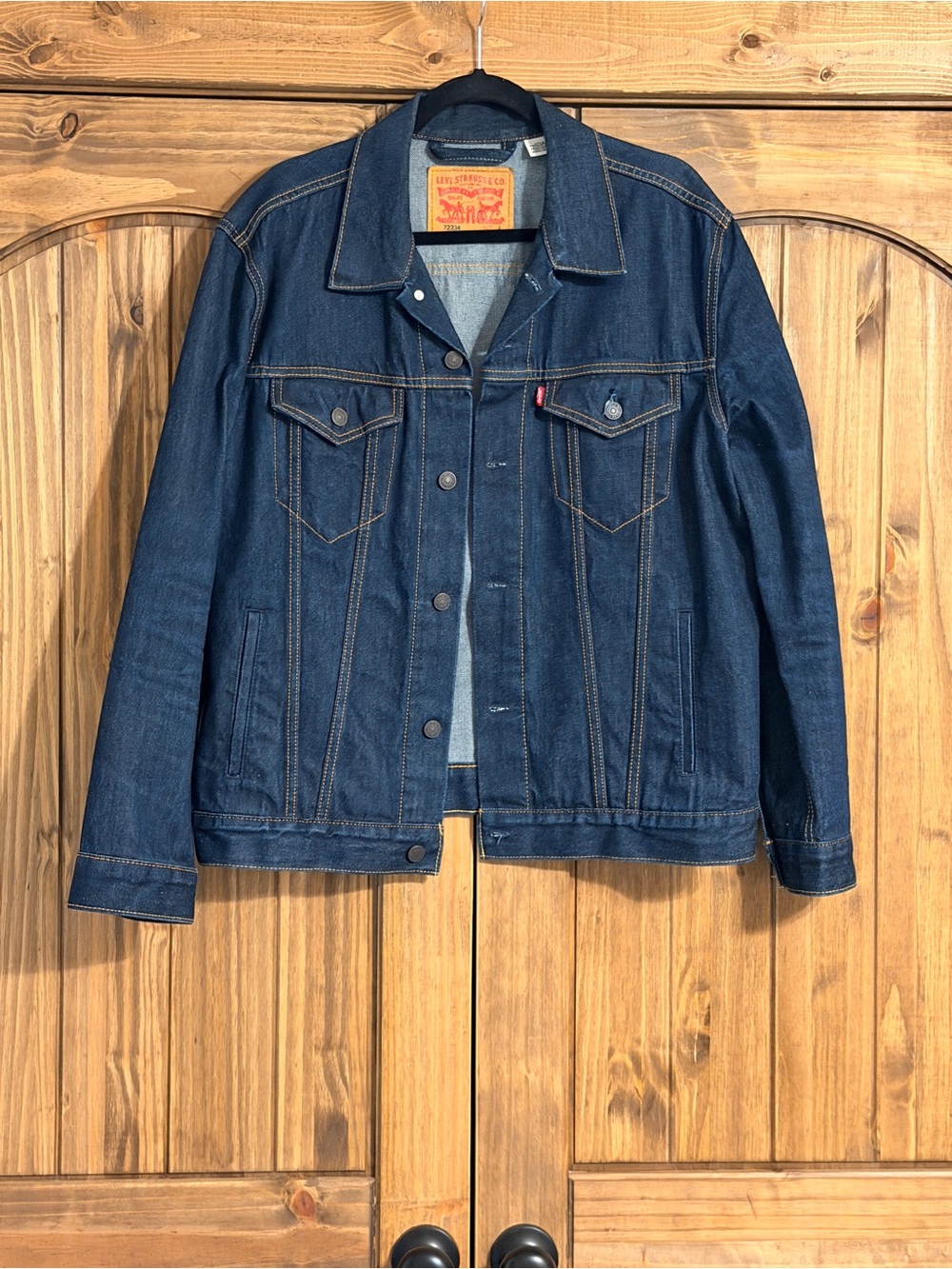 Levi's Dark Indigo Denim Trucker Jacket